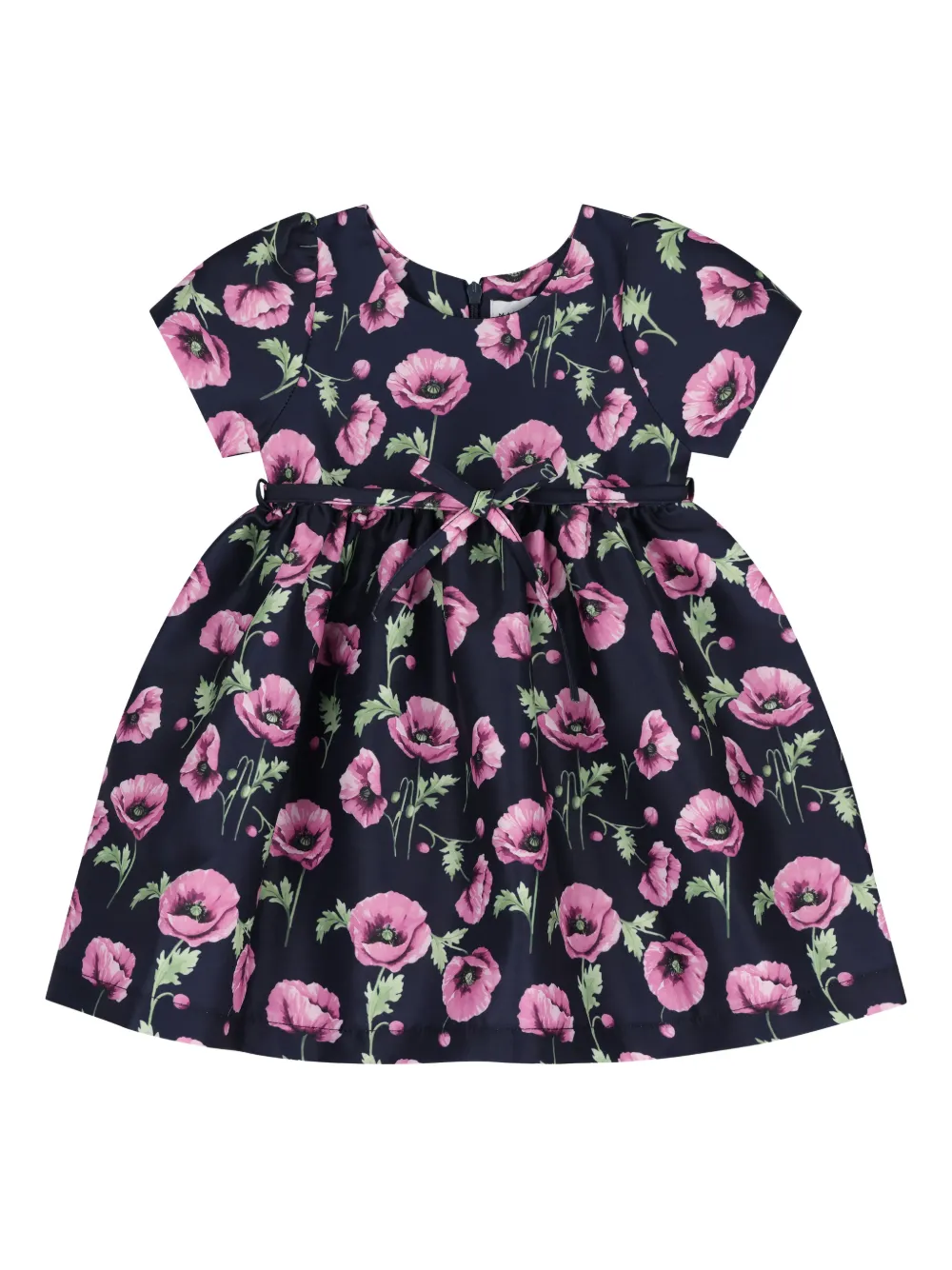 MAMA LUMA KIDS floral-pattern short-sleeve dress - Blue