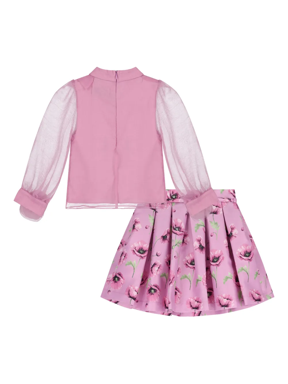 MAMA LUMA KIDS Rok met bloemenprint Roze