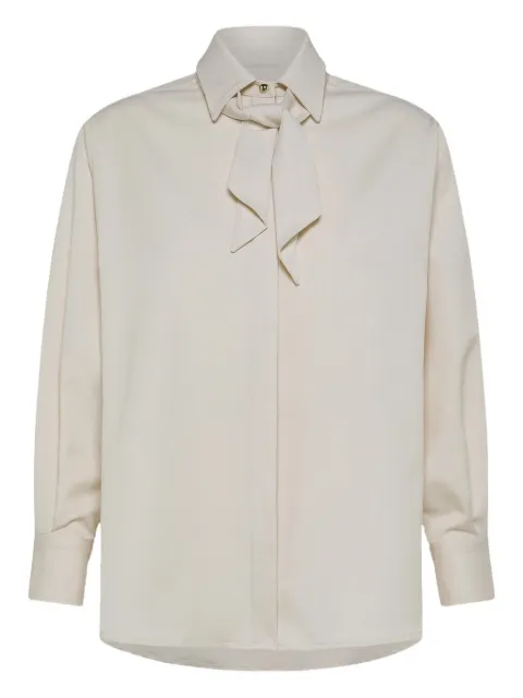 Cruna Yvonne neck-tie shirt 