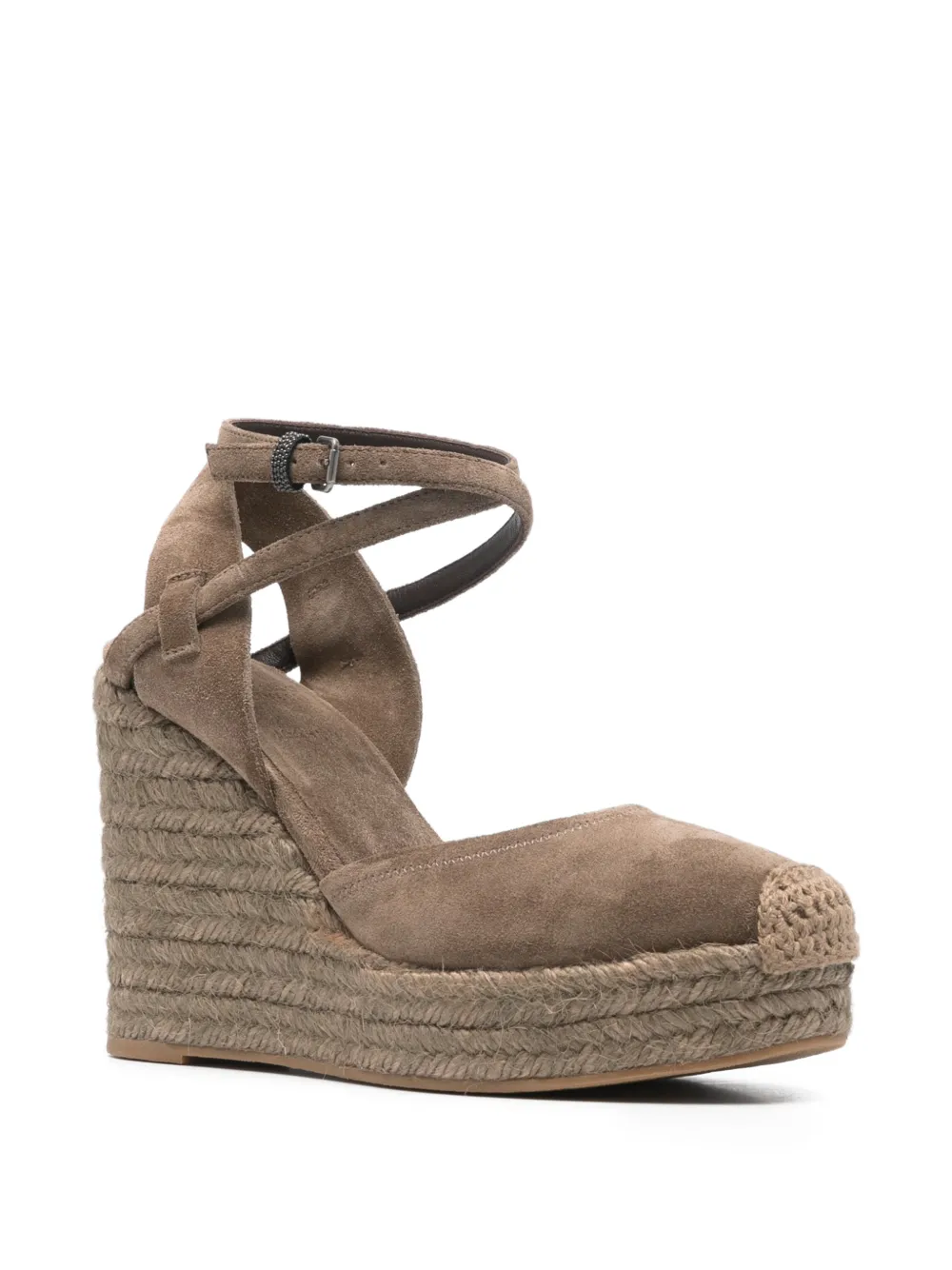 Brunello Cucinelli ankle-strap heeled espadrilles | Alpargatas con tacón | Image 2