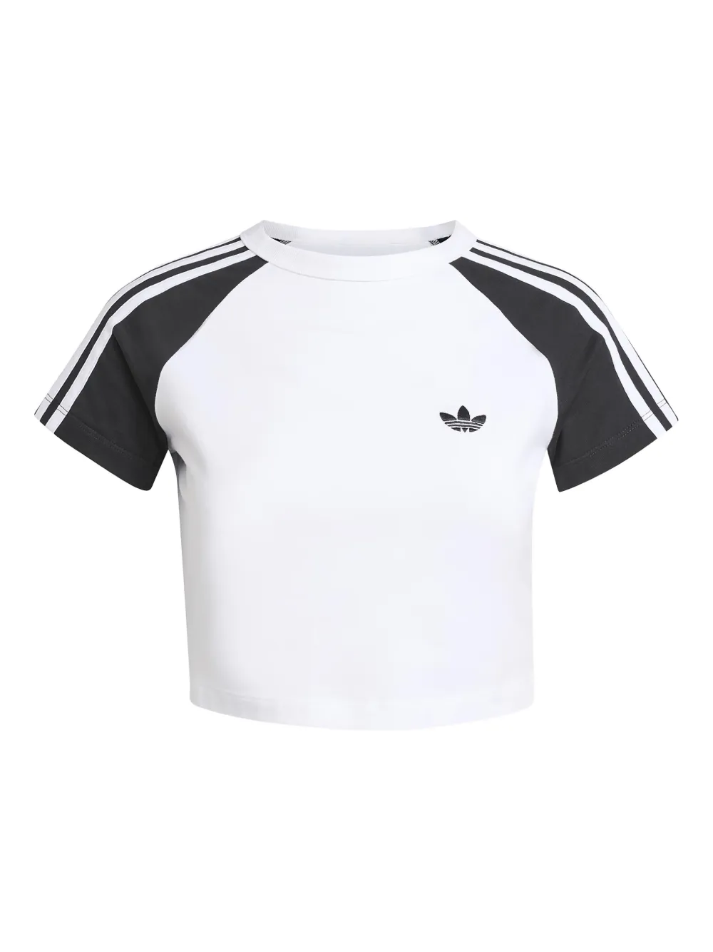 Adidas Originals Three-stripe Baby T-shirt In White