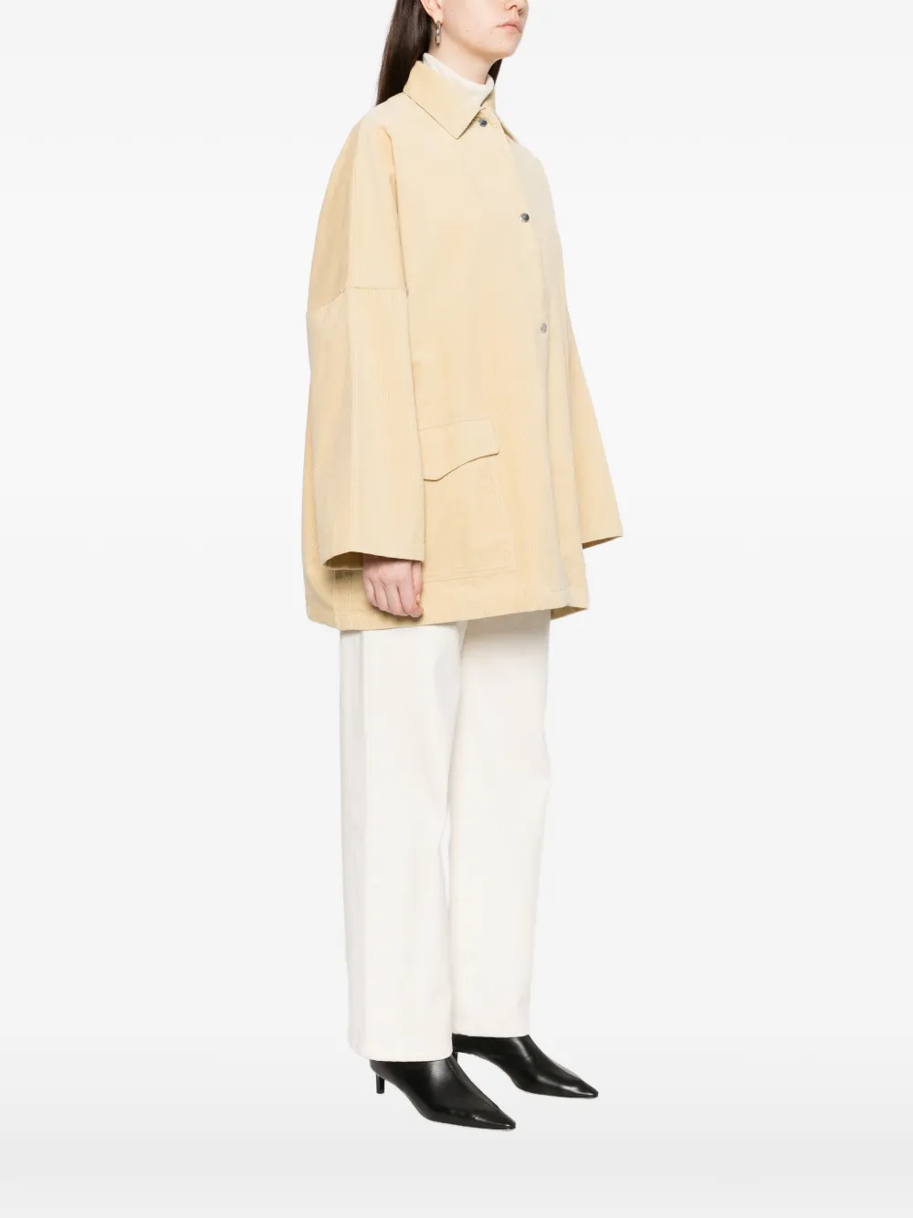  Toteme Flap-pocket Coat - Neutrals 