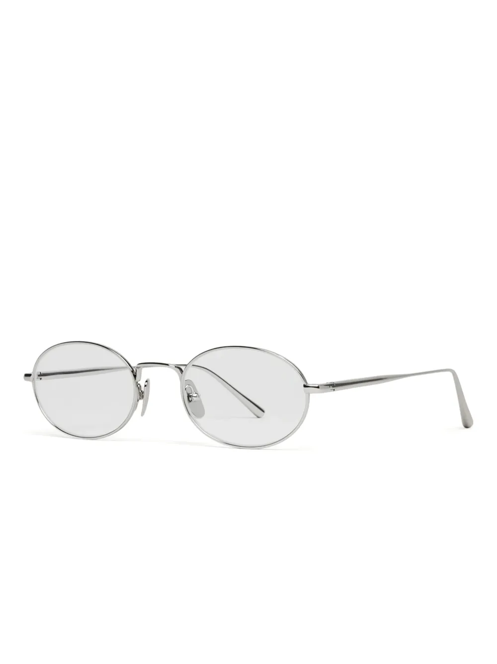 Chimi oval-frame optical glasses | Silver | Image 1