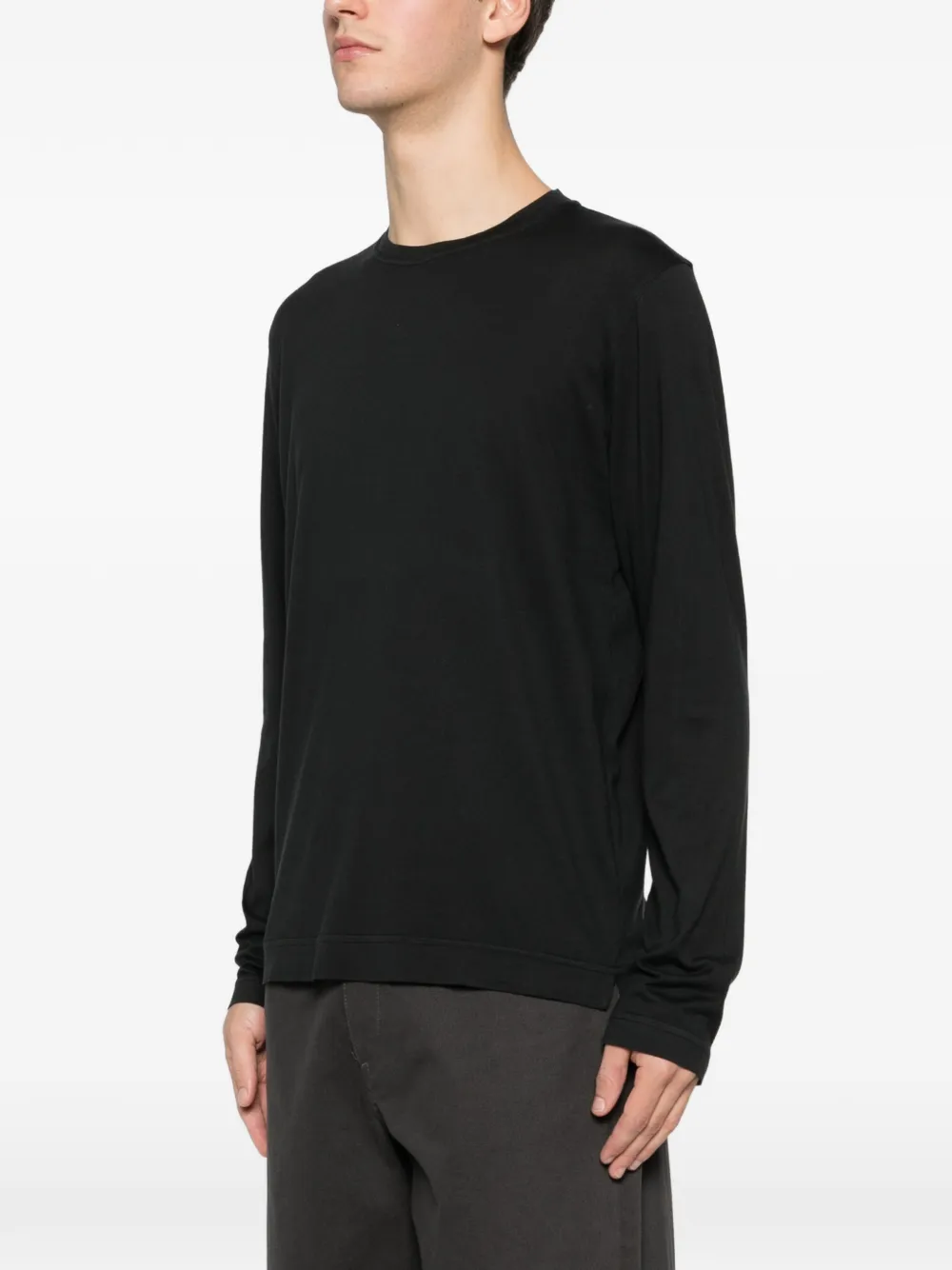Fedeli T-shirt met lange mouwen Zwart