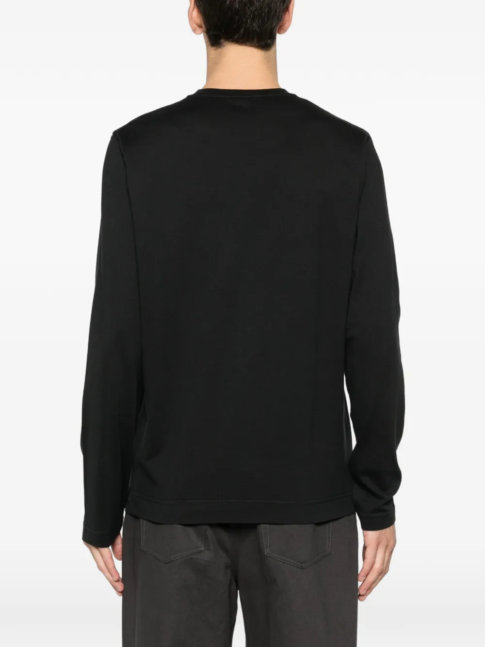 Fedeli T-shirt met lange mouwen Zwart