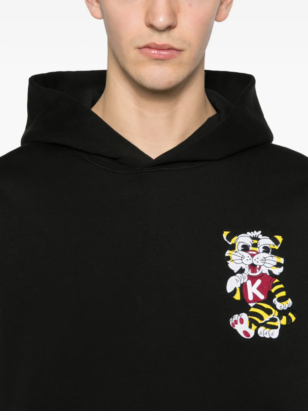 Kenzo Hoodie met grafische print Zwart