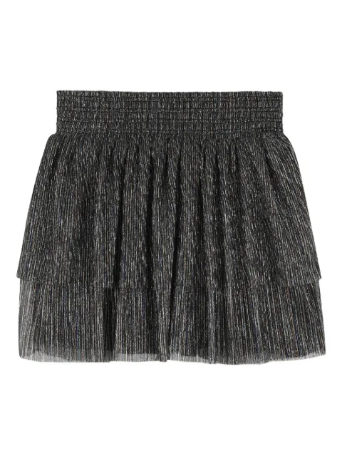 Zadig & Voltaire Kids falda fruncida con capas escalonadas