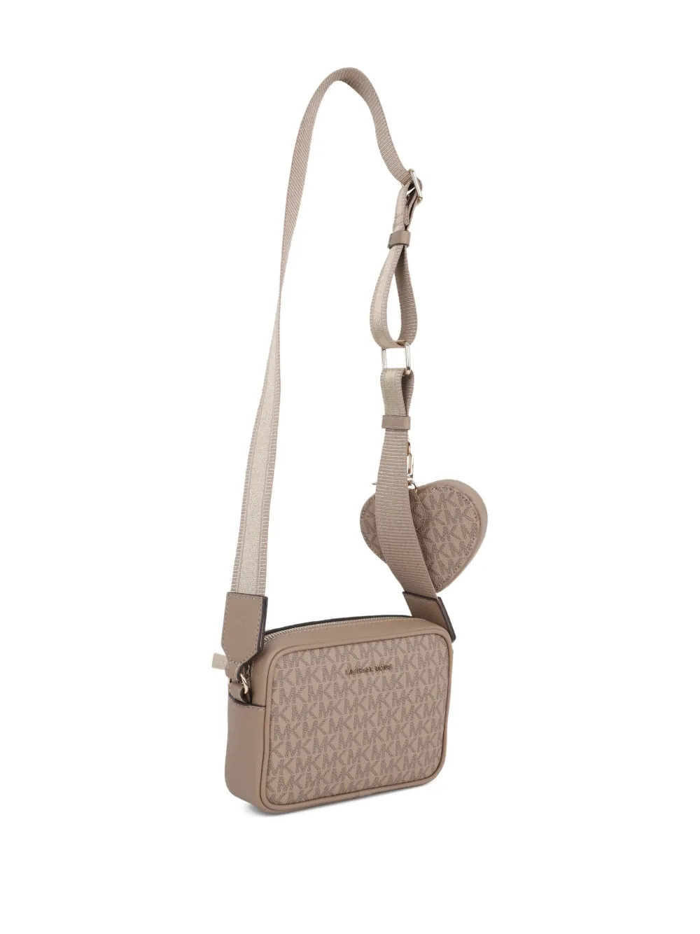 Michael Kors Kids Schoudertas met monogram-print Beige