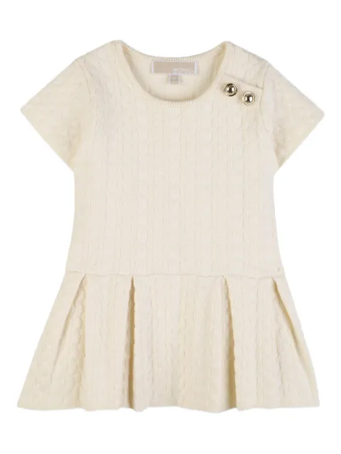 Michael Kors Kids cable-knit buttoned dress
