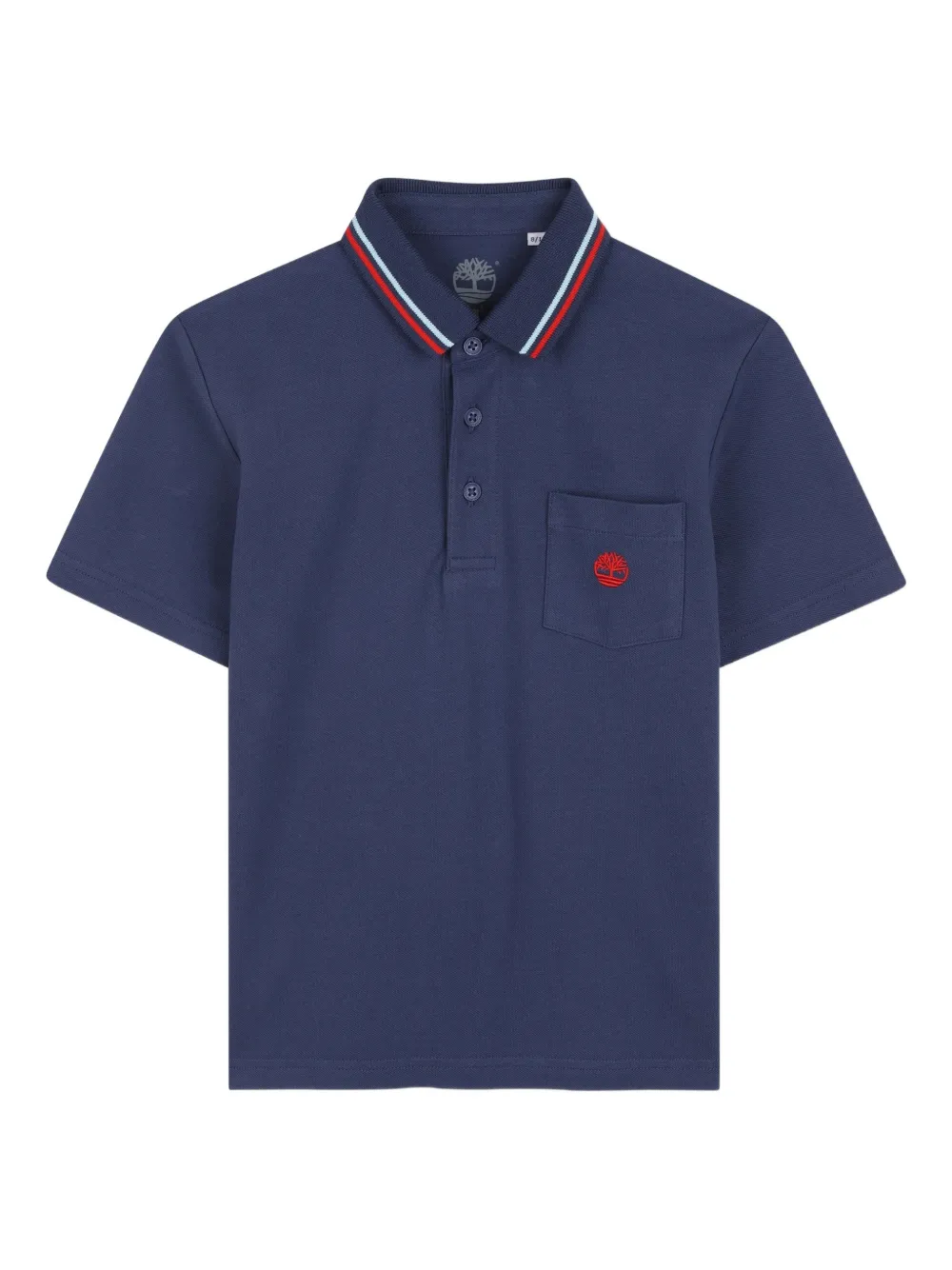 Timberland Kids Polo a righe - Blu