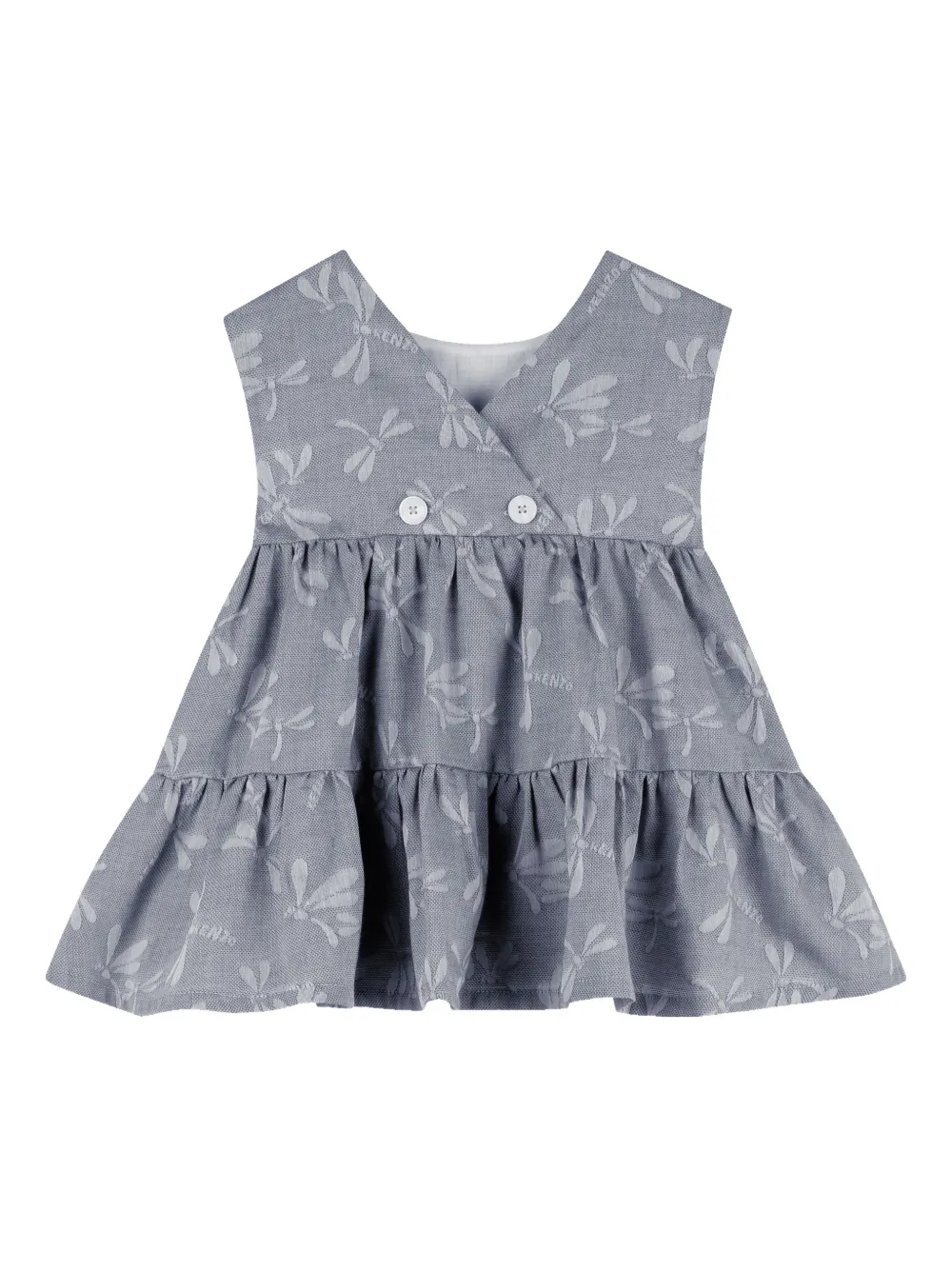 Kenzo Kids Abito a balze - Grigio