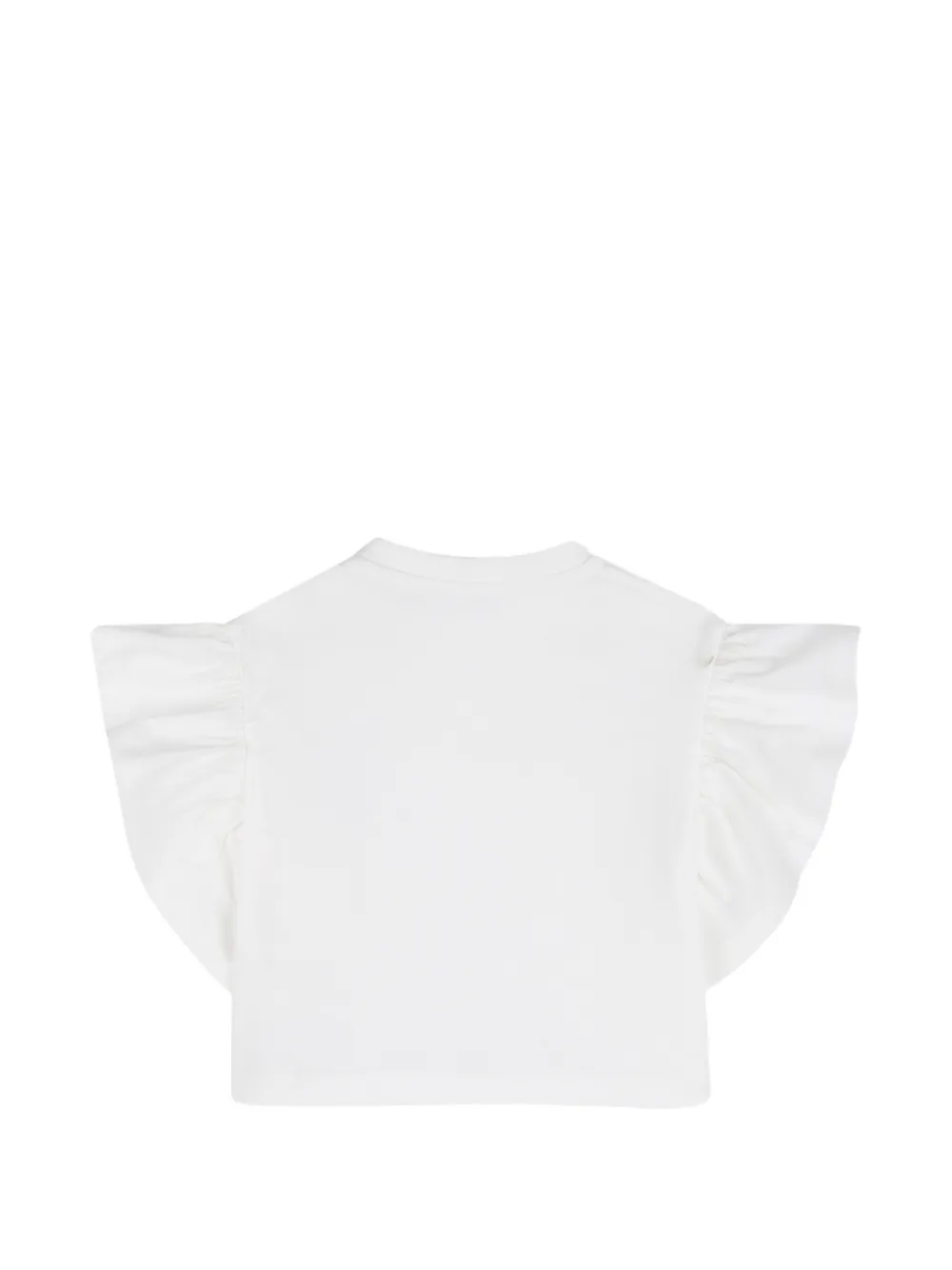 Kenzo Kids Shorts set met libelle print en ruches Wit