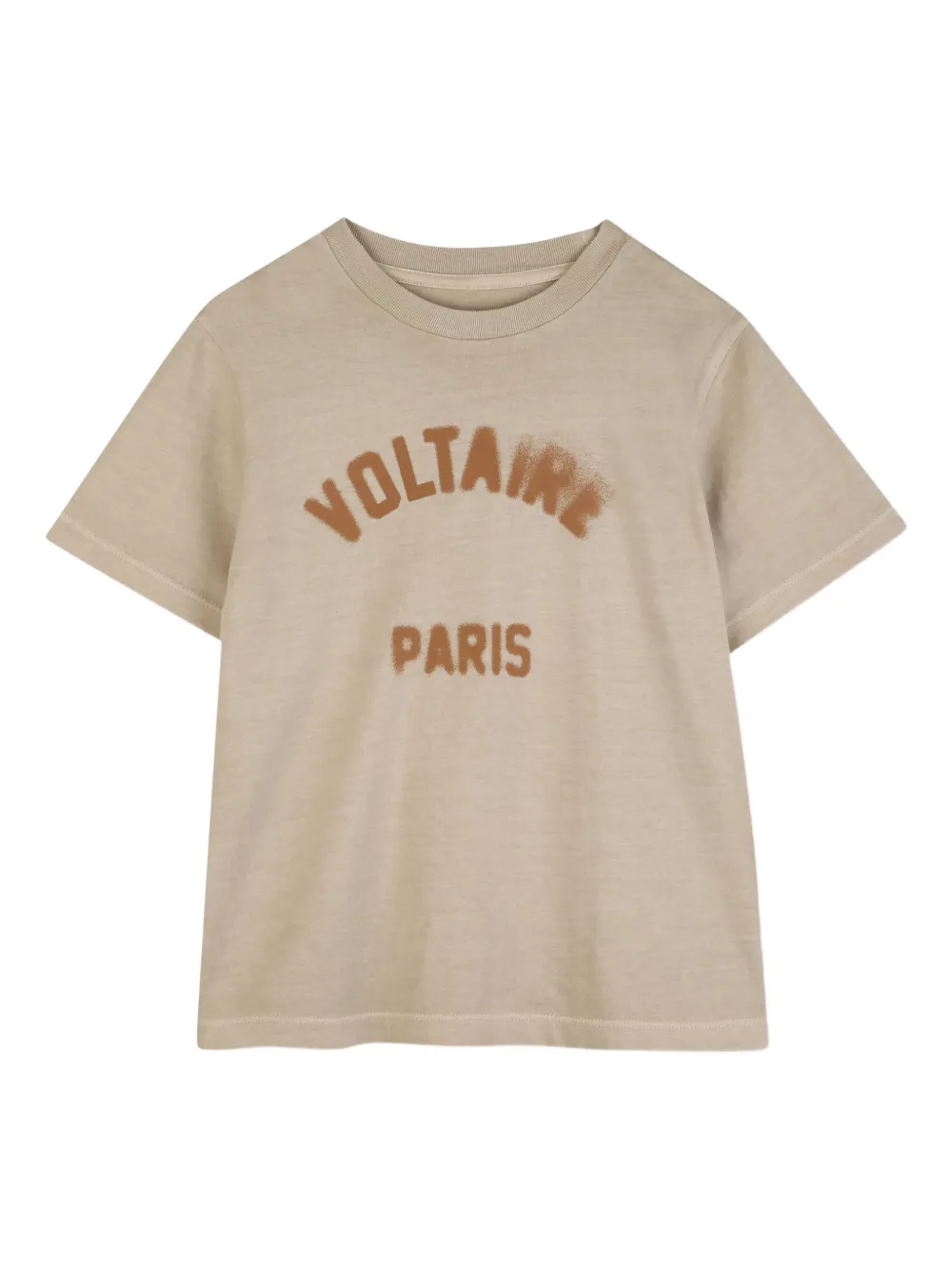 Zadig & Voltaire Kids T-shirt con stampa - Toni neutri