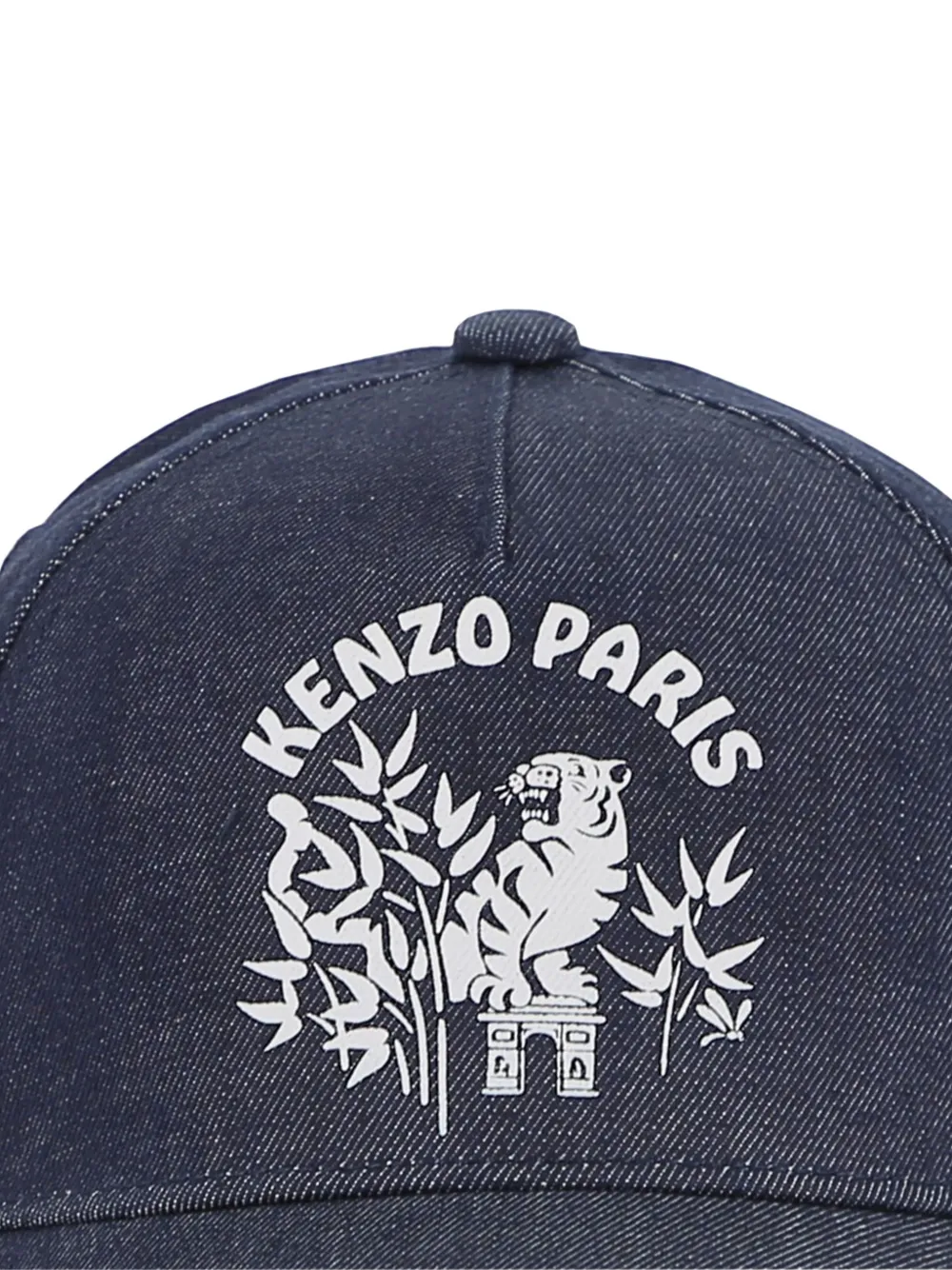 Kenzo Kids Honkbalpet met logoprint Blauw