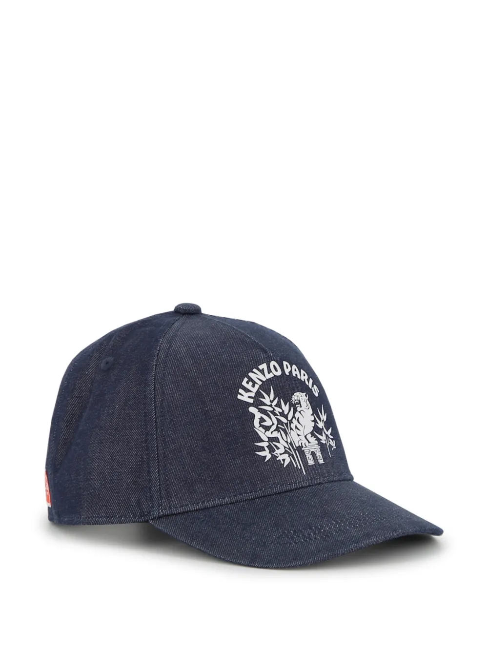 Kenzo Kids Cappello da baseball con stampa - Blu