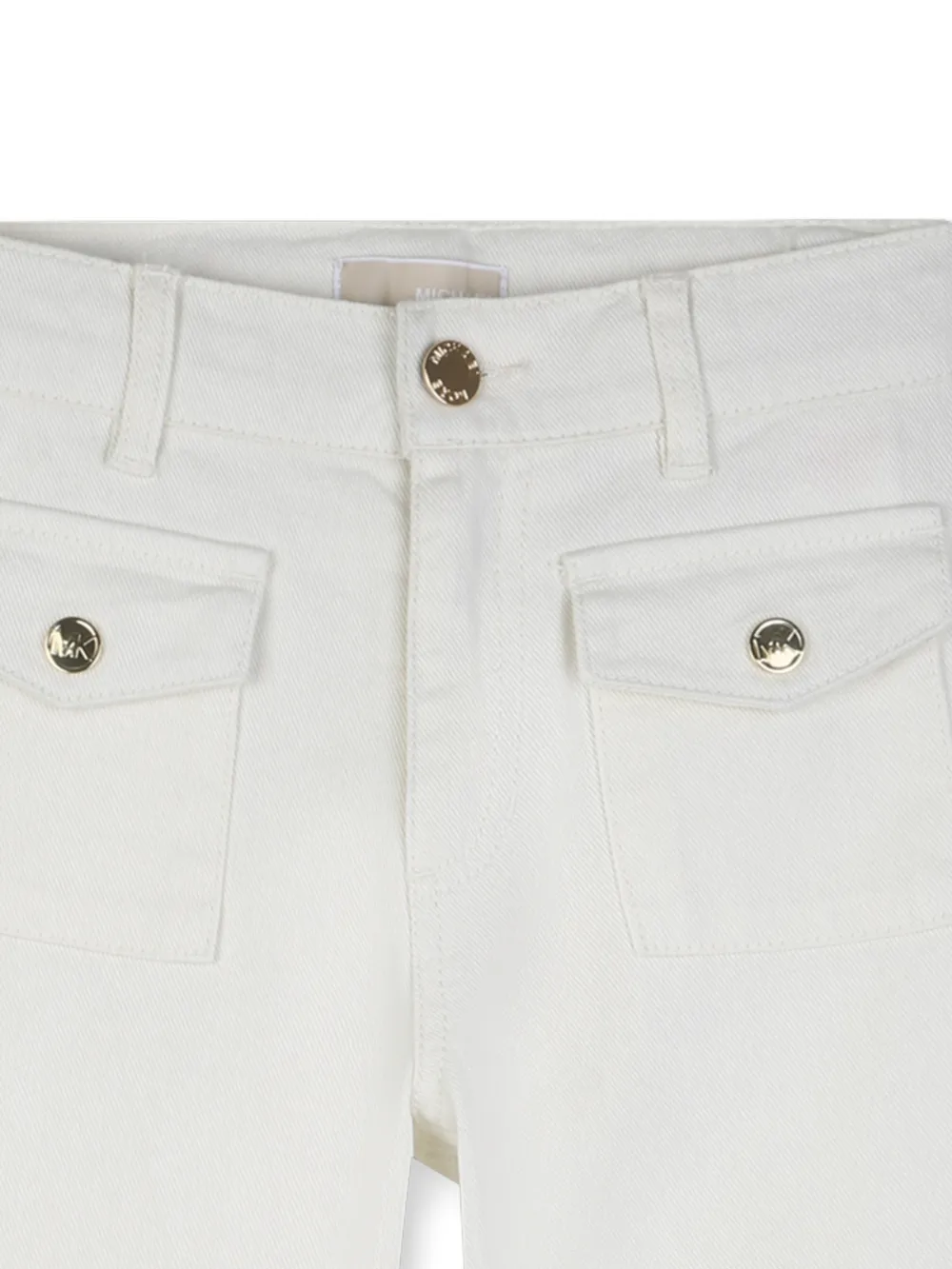 Michael Kors Kids Broek met klepzakken Wit