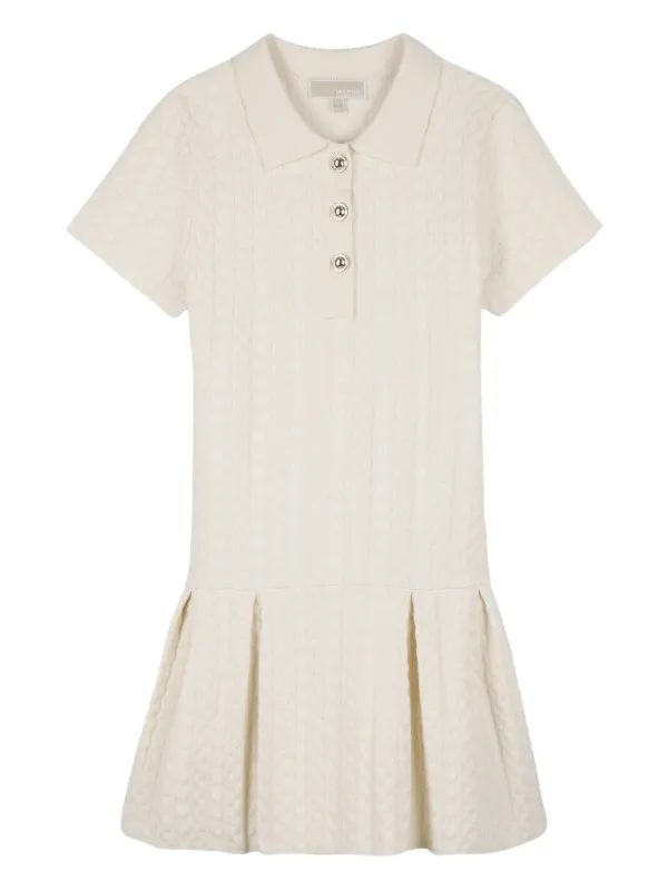 michael kors pleated mini dress MICHAEL Michael Kors Women's Petites Pleated Mini Dress (PM, Black)