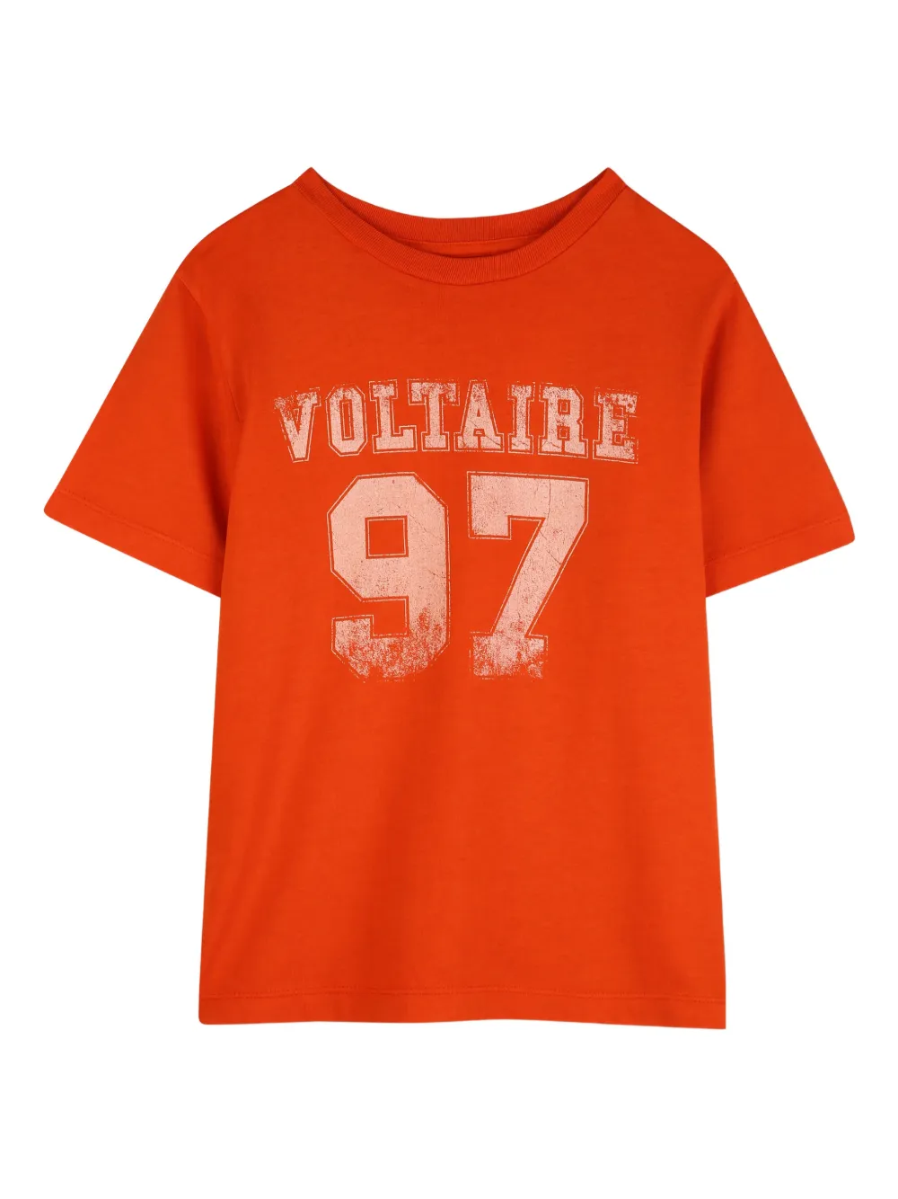 Zadig & Voltaire Kids T-shirt con stampa - Arancione
