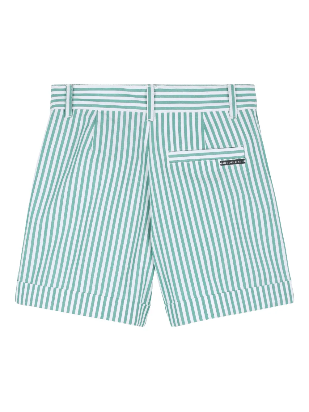 Striped Cuffed Shorts