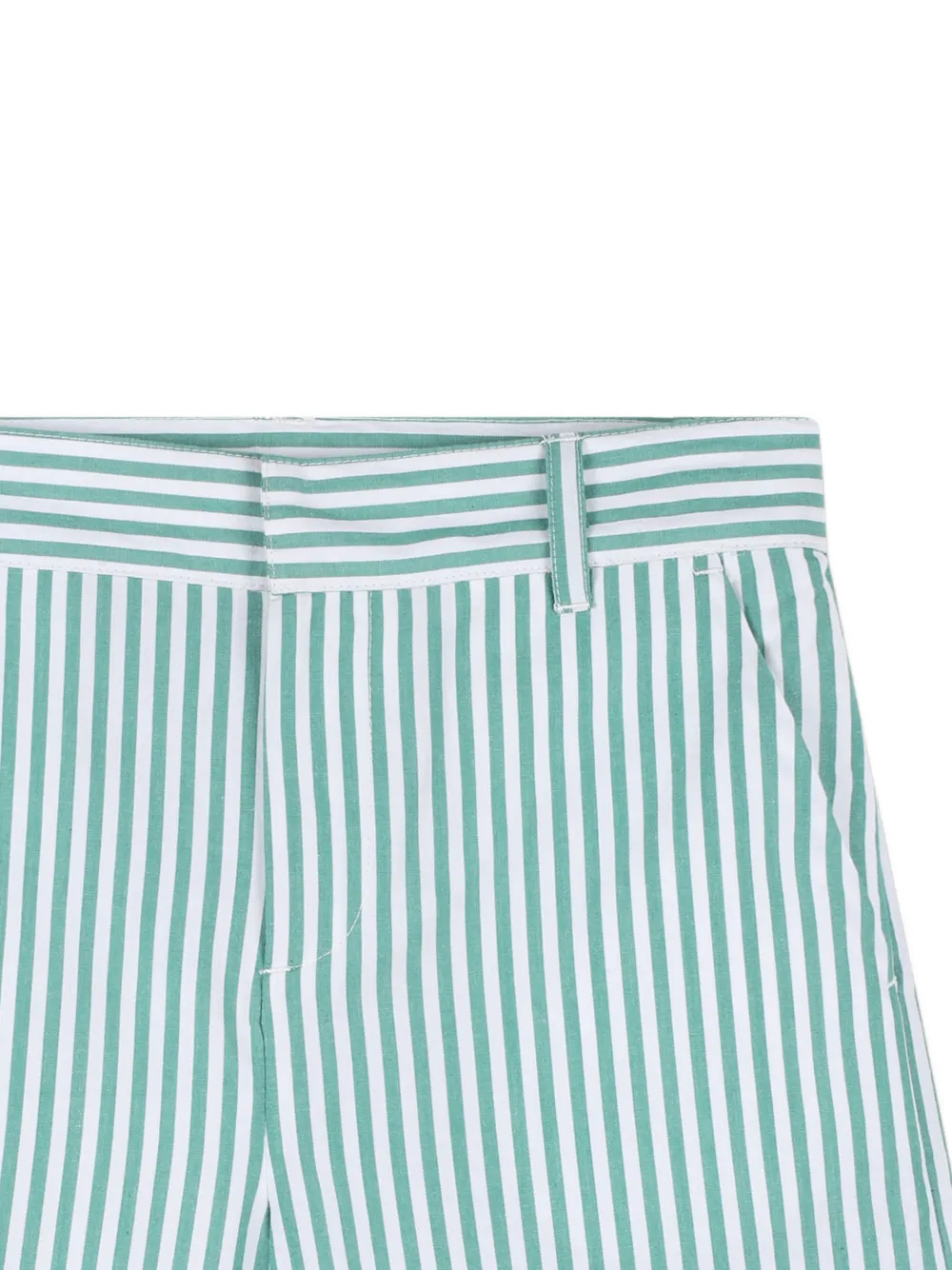 Striped Cuffed Shorts
