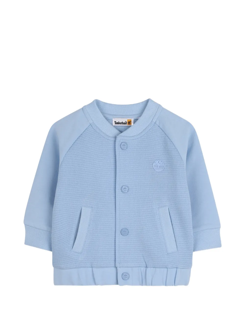Timberland Kids Bomber con dettaglio logo - Blu