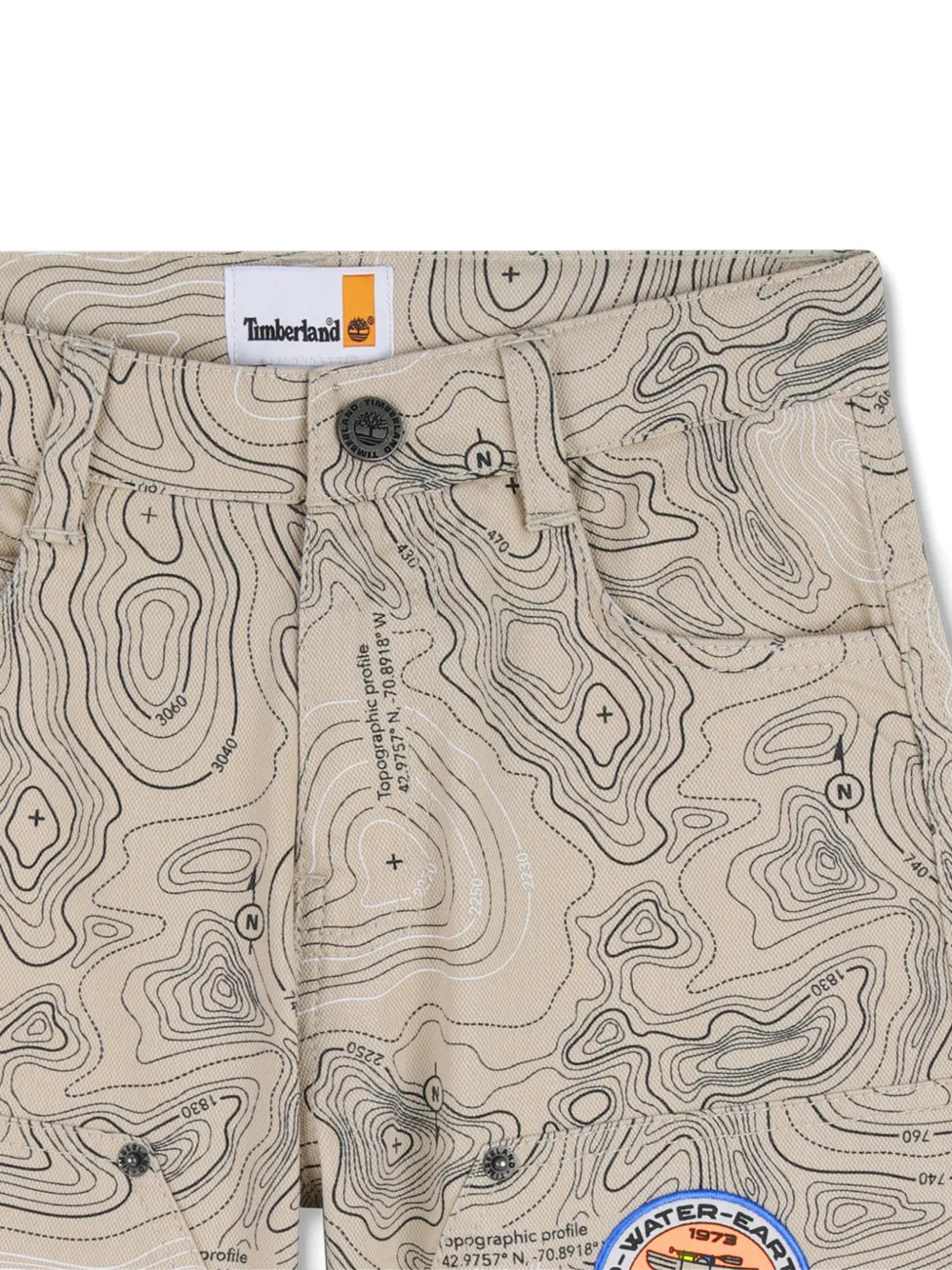  Timberland Kids Patchwork Shorts - Neutrals 