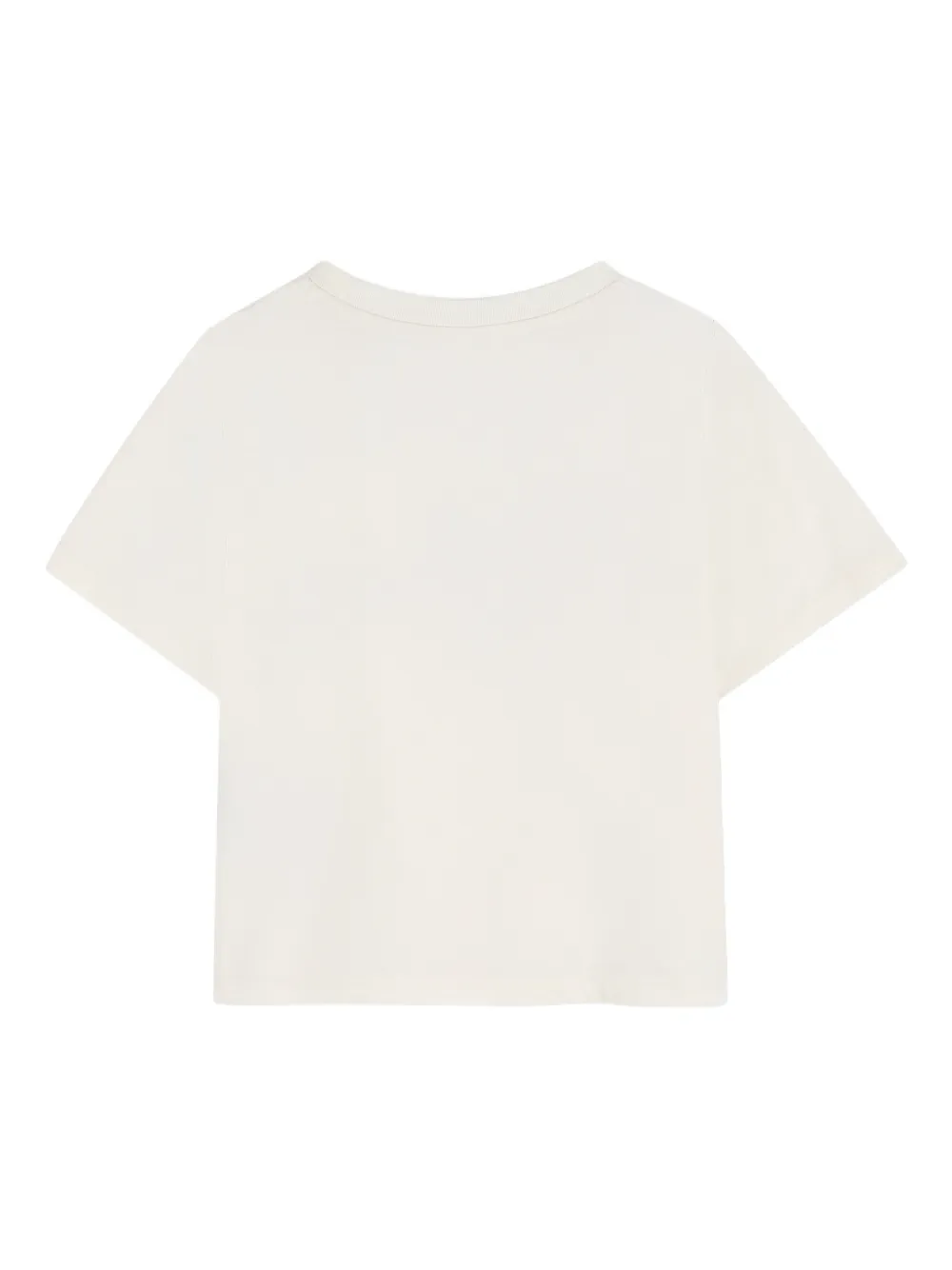 Zadig & Voltaire Kids T-shirt met korte mouwen en grafische print Beige