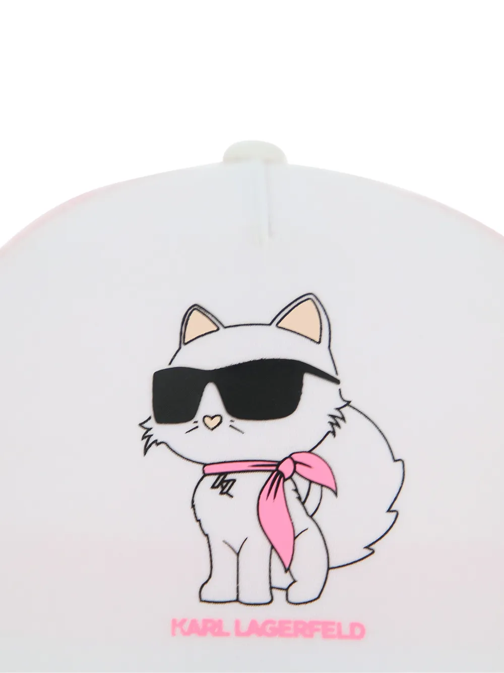 Karl Lagerfeld Kids Pet met kattenprint Roze