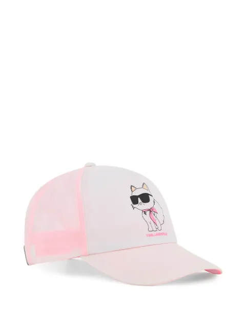 Karl Lagerfeld Kids cat graphic cap