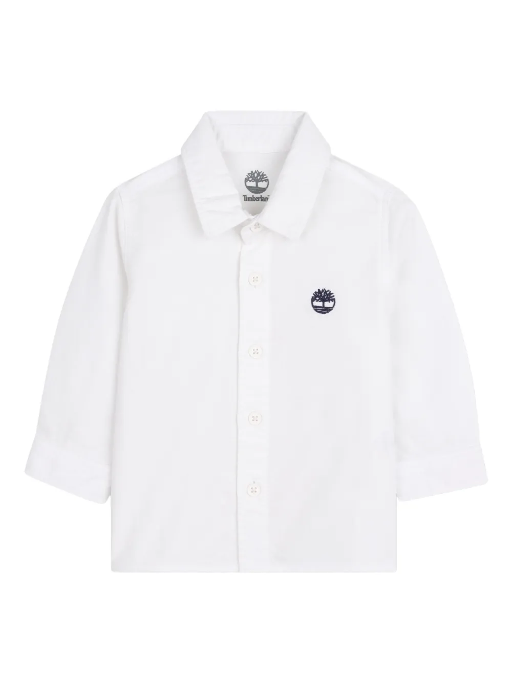 Timberland Kids Camicia con logo - Bianco