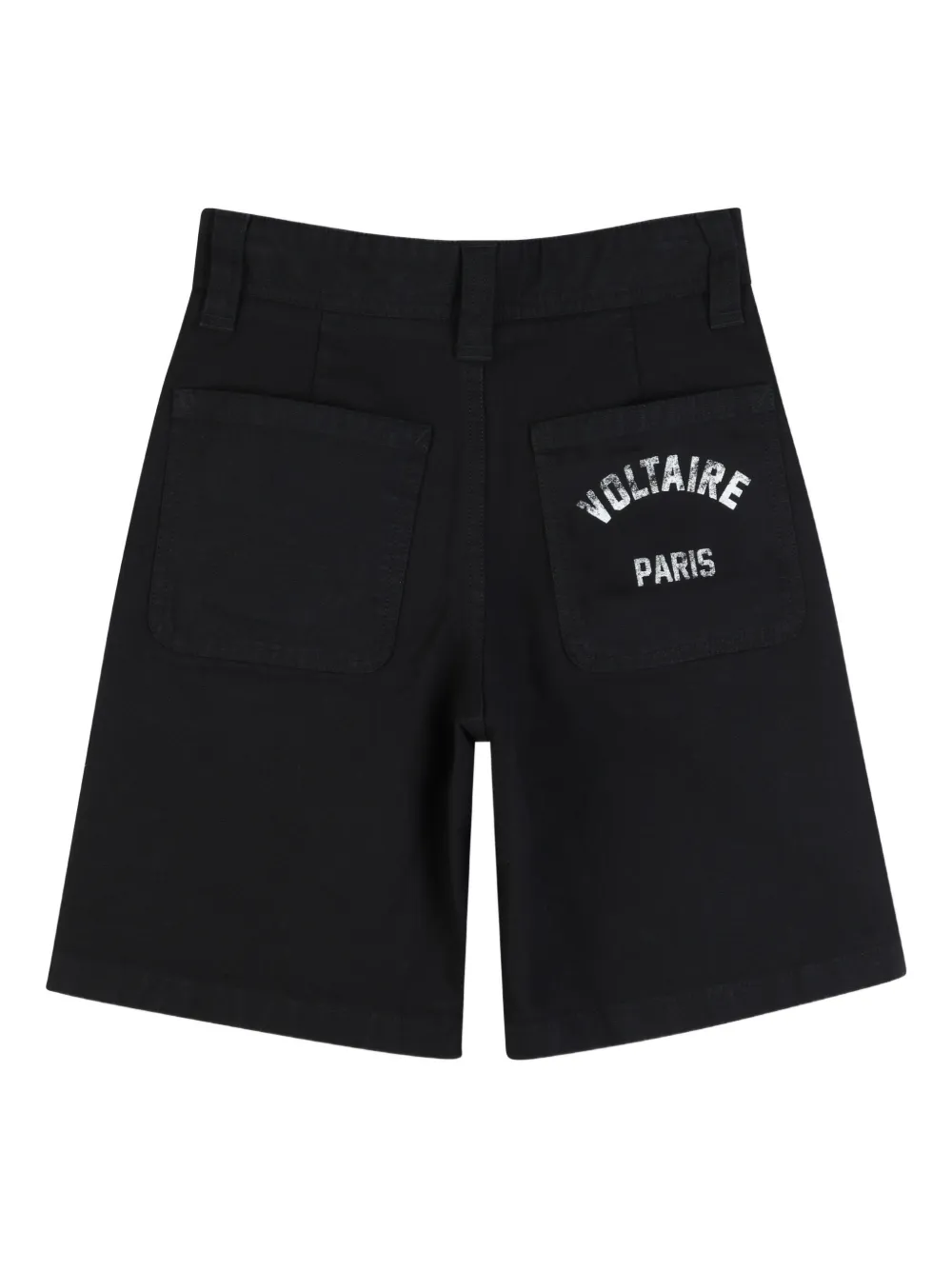 Zadig & Voltaire Kids Shorts met logoprint Zwart