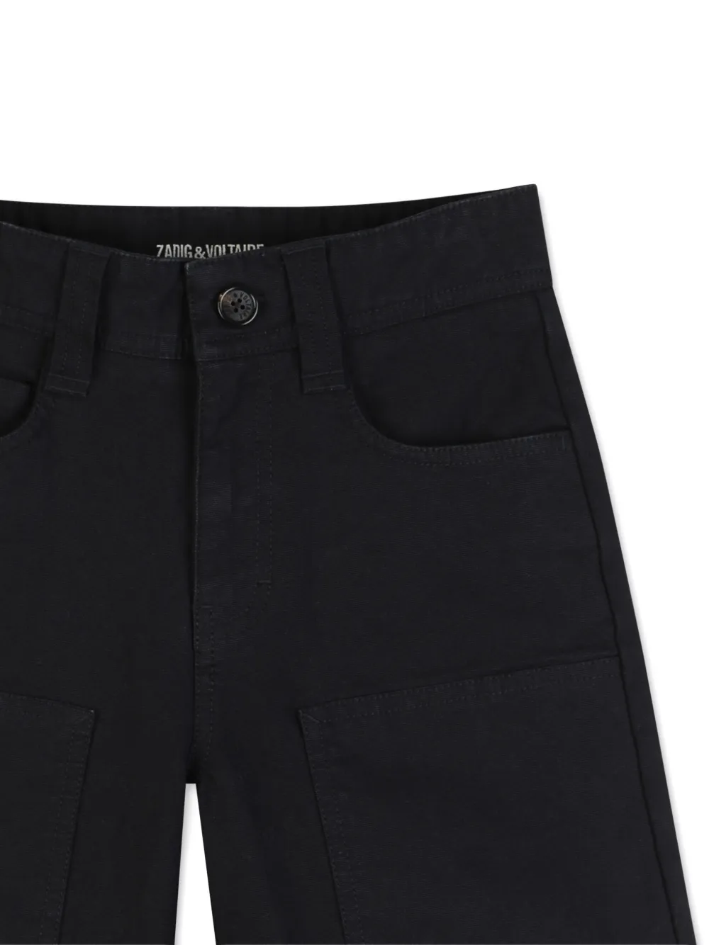 Zadig & Voltaire Kids Shorts met logoprint Zwart