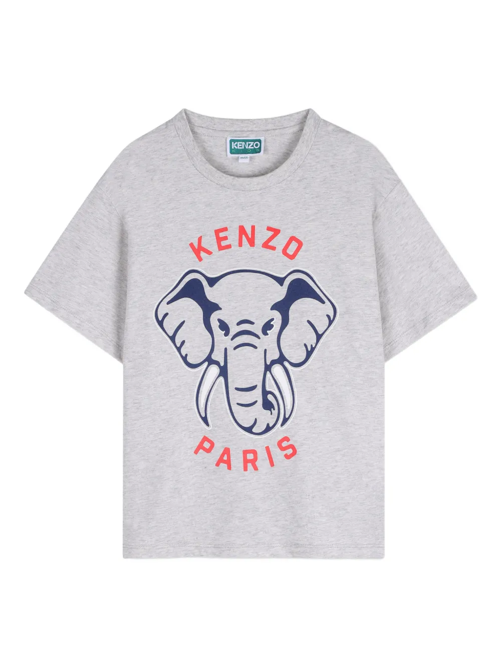 Kenzo Kids T-shirt con stampa elefante - Grigio
