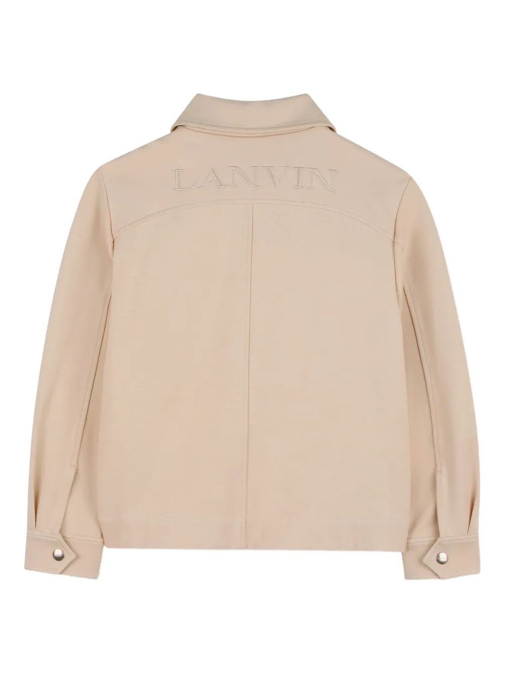  Lanvin Enfant Pocket Zip Jacket - Neutrals 