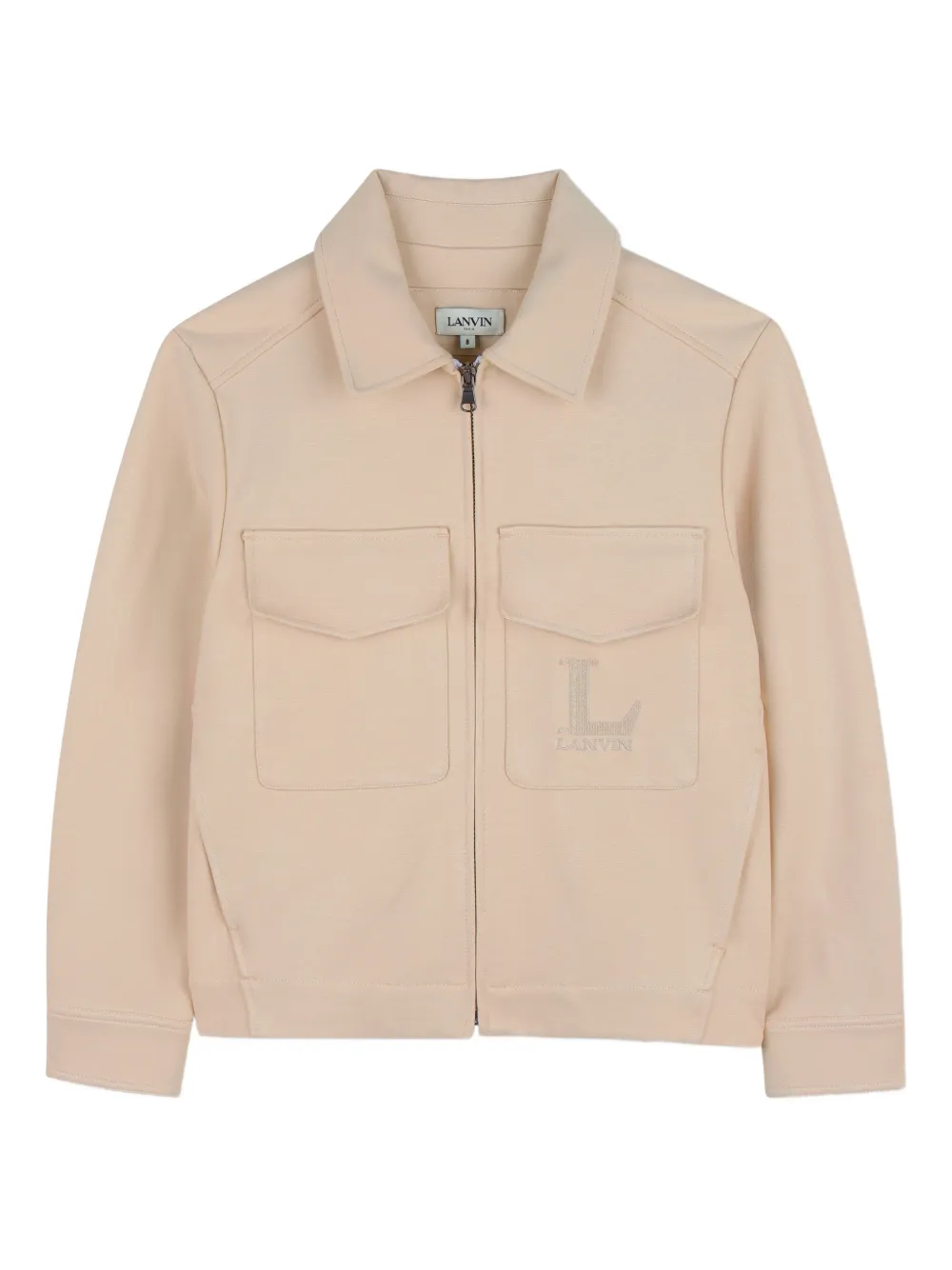 Lanvin Enfant Giacca con zip e tasche - Toni neutri