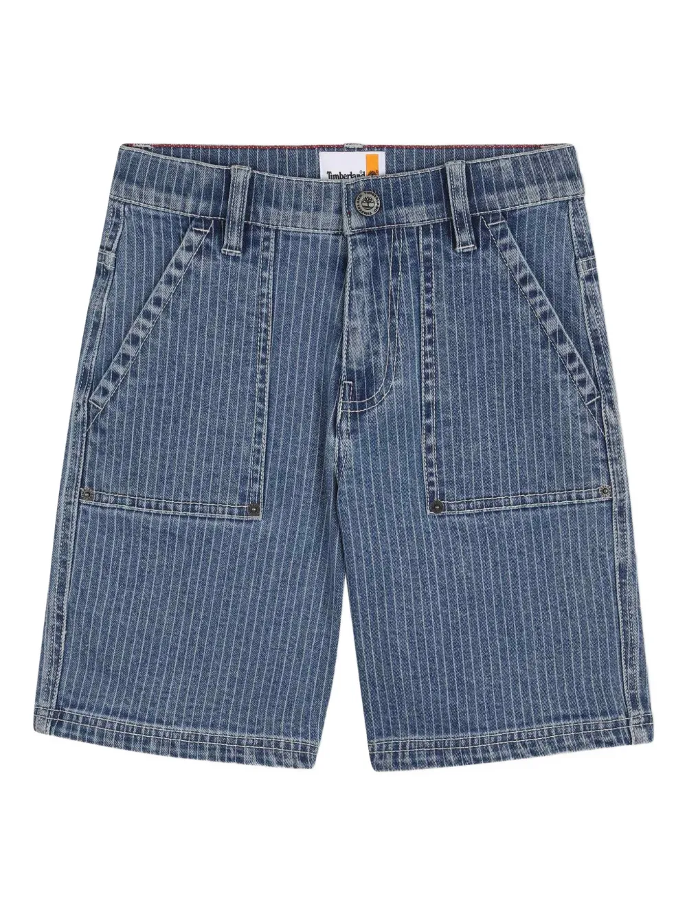 Timberland Kids Shorts gessati - Blu