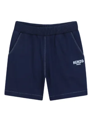 Fendi Kids FFジャカード ショートパンツ | ブルー | FARFETCH JP