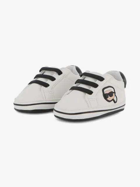 Karl Lagerfeld Kids two-tone sneakers