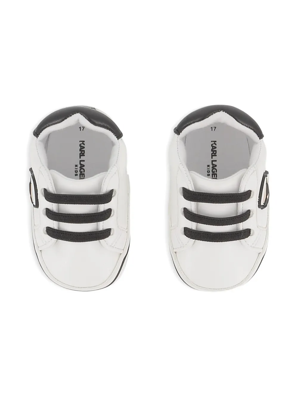 Karl Lagerfeld Kids Sneakers met bandje Wit