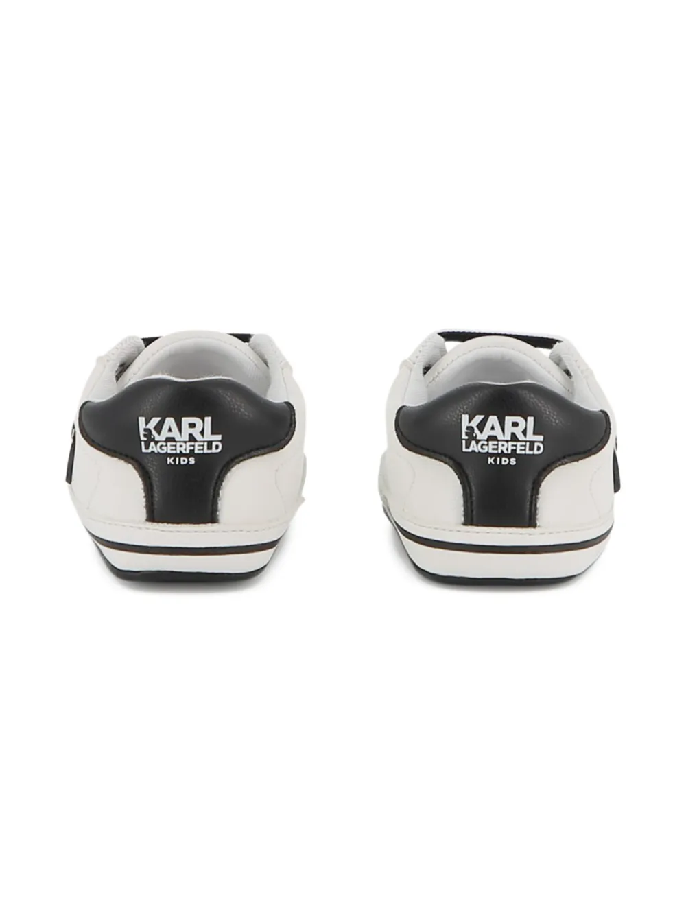 Karl Lagerfeld Kids Sneakers met bandje Wit