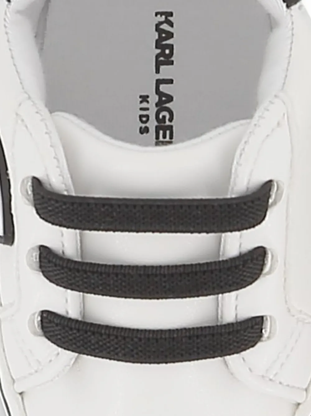 Karl Lagerfeld Kids Sneakers met bandje Wit