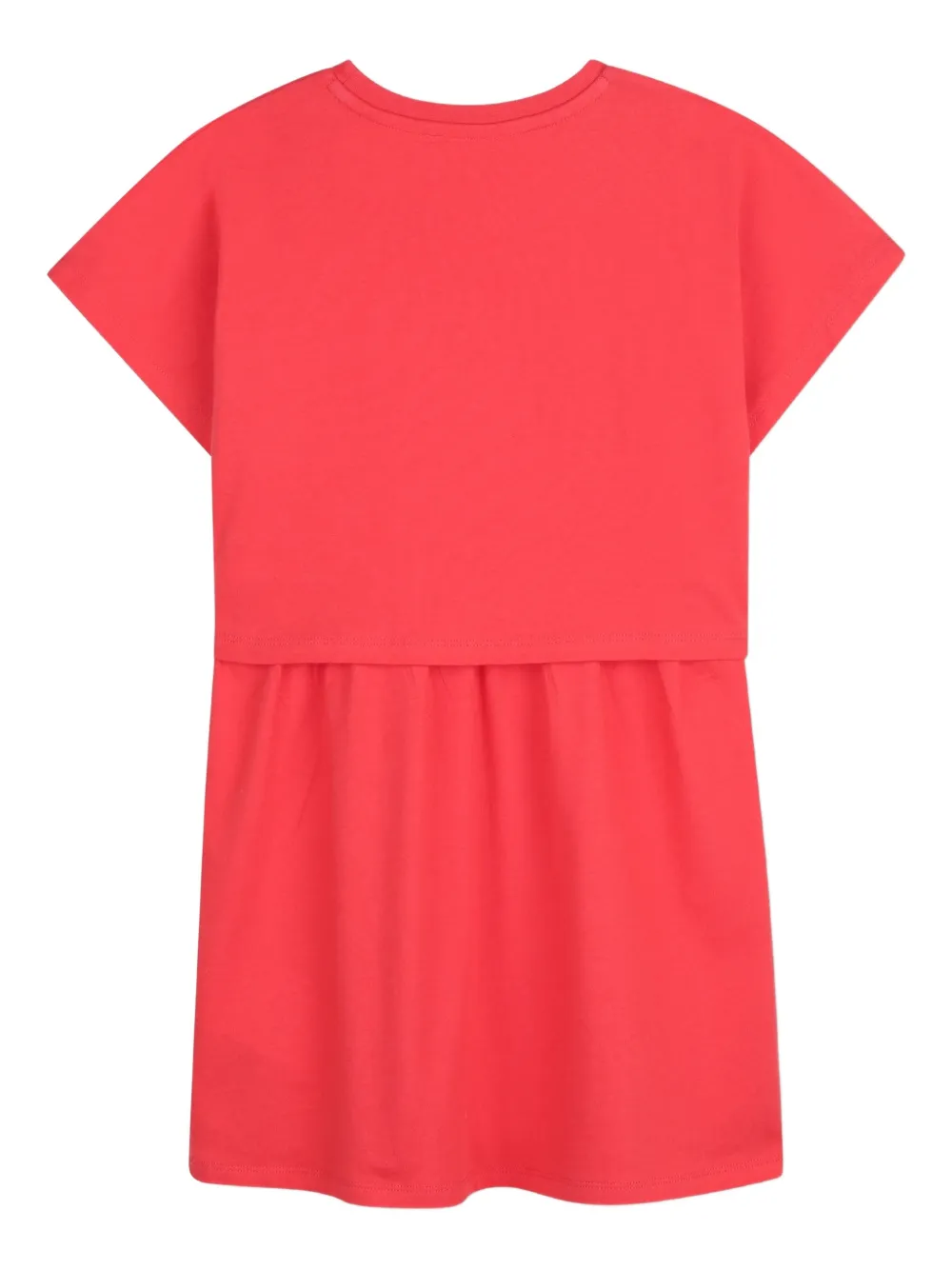 Kenzo Kids Jurk met bloemdetail Rood