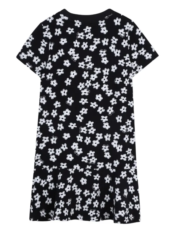 black and white daisy dress Maje main image 1