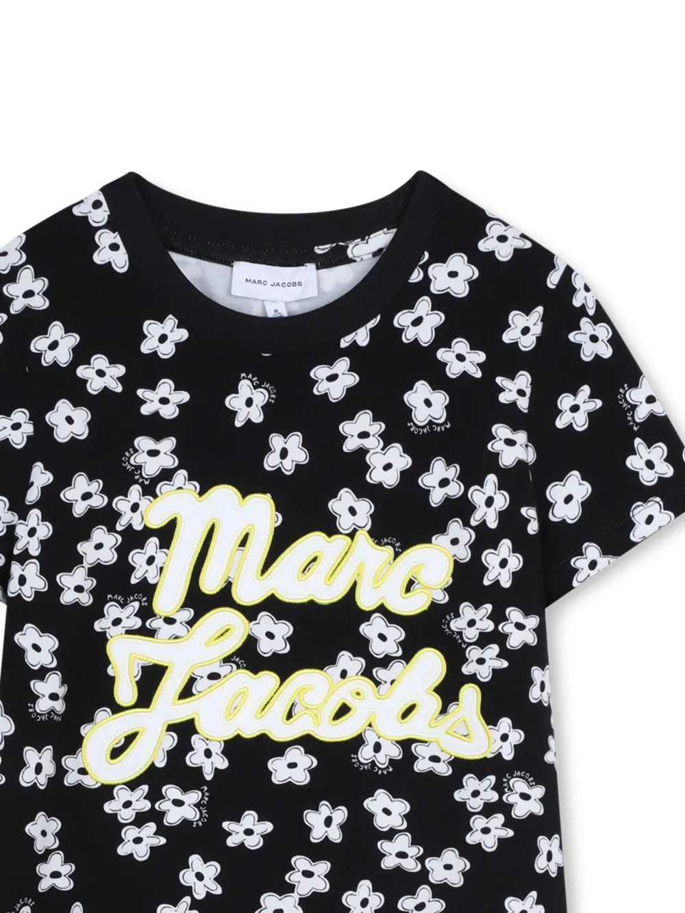  Marc Jacobs Kids Floral-print Dress - Black 