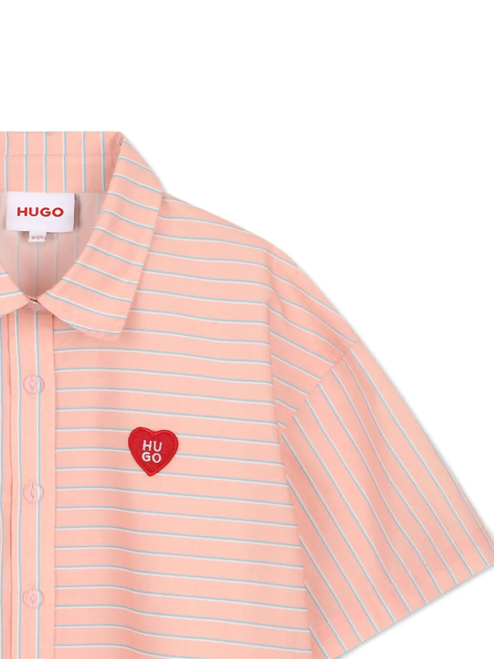 HUGO KIDS Gestreept shirt Oranje