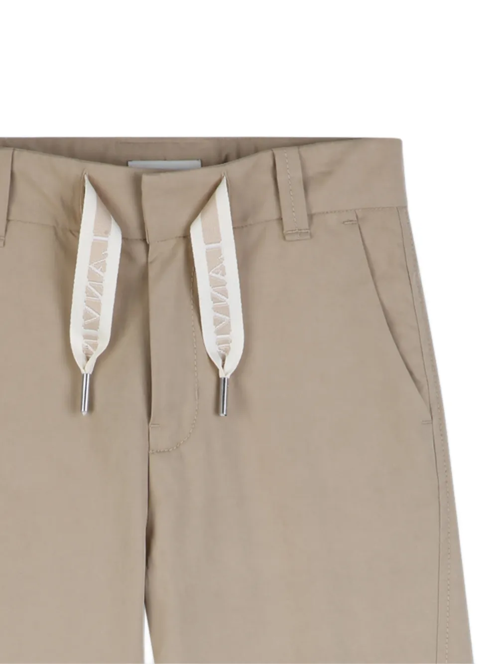 Lanvin Enfant Broek met gestrikte taille Beige