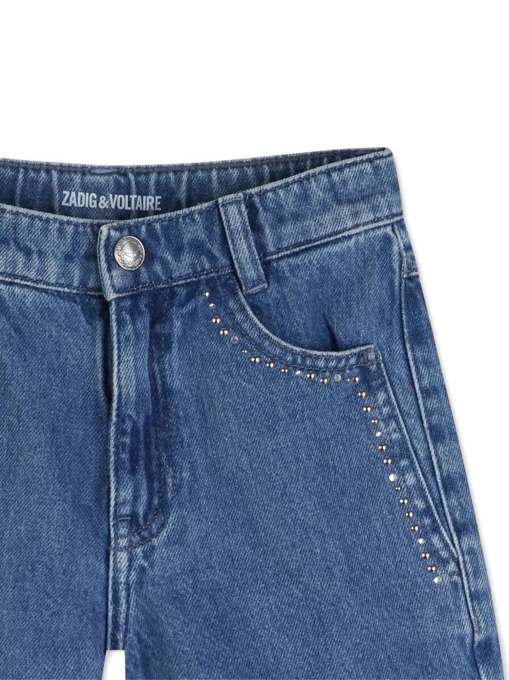 Zadig & Voltaire Kids Shorts met studs Blauw