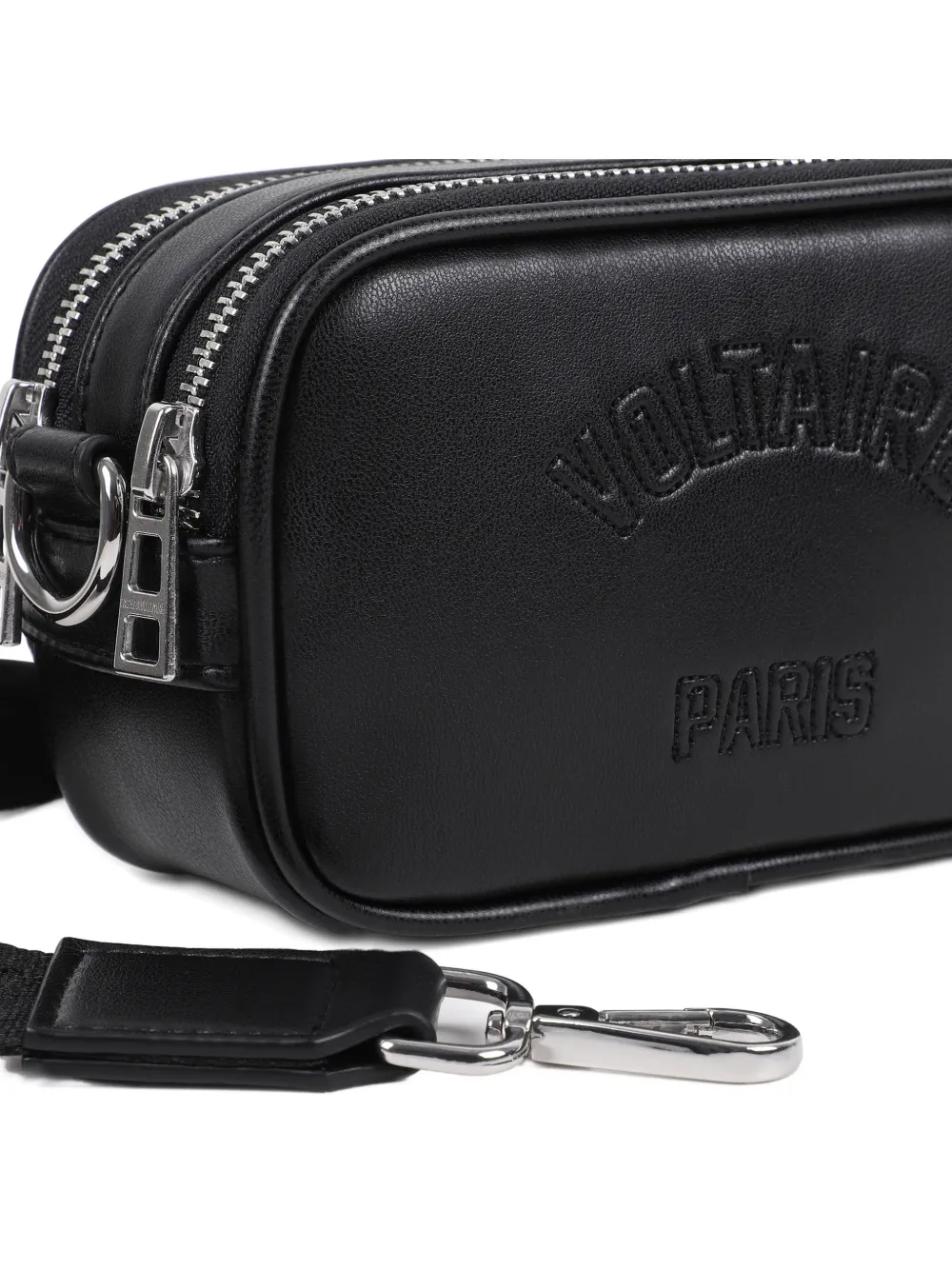 Zadig & Voltaire Kids Schoudertas met logo Zwart