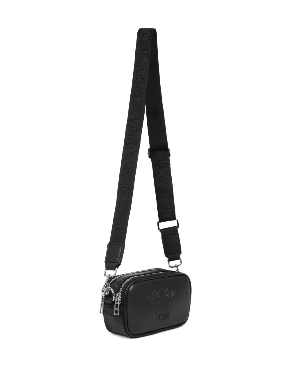 Zadig & Voltaire Kids Schoudertas met logo Zwart