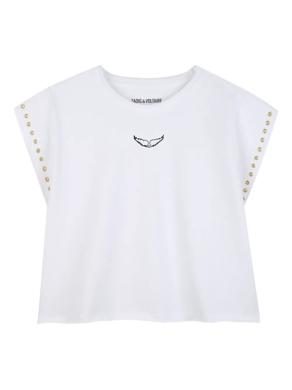 Zadig & Voltaire Kids T-shirt con stampa - Bianco